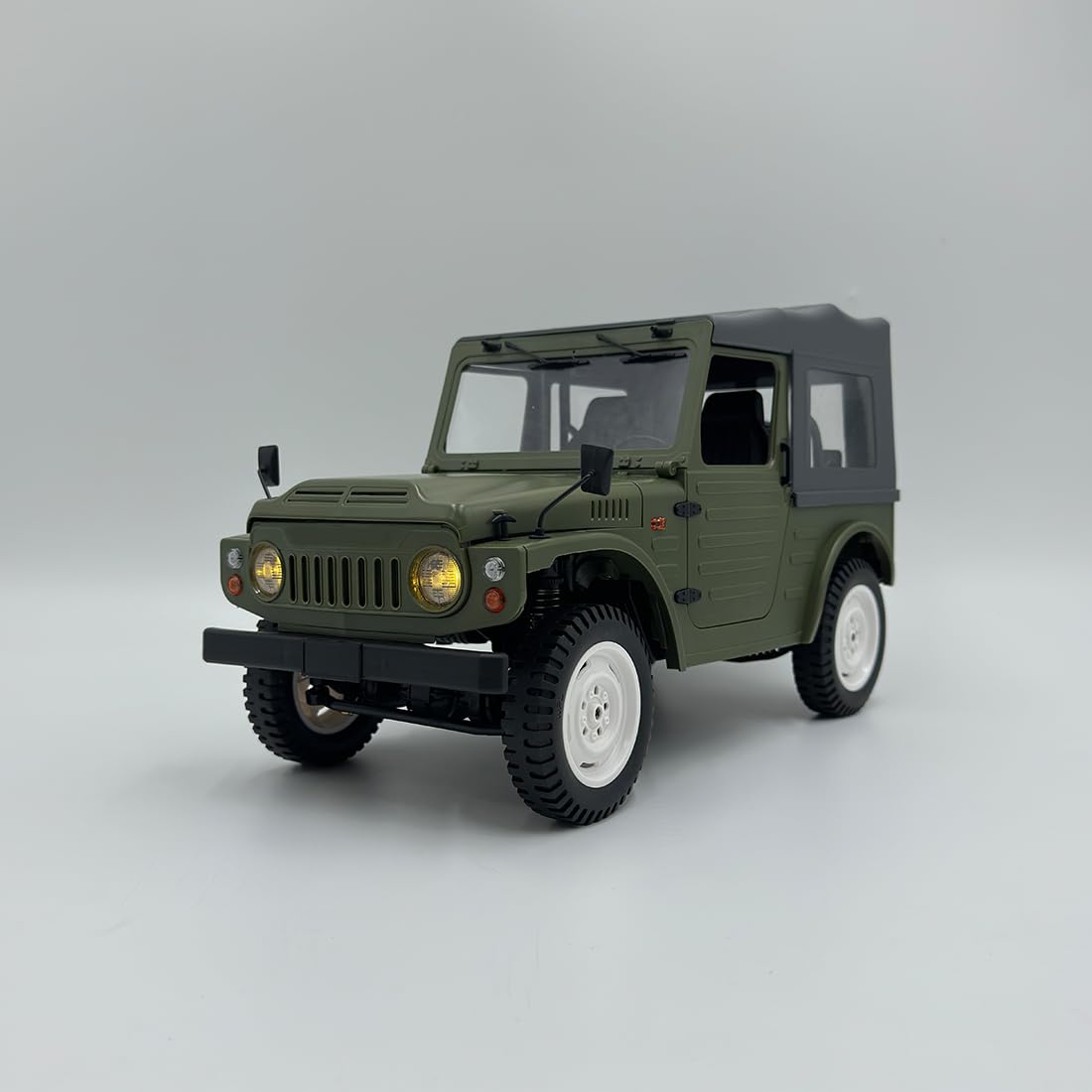1/10 4WD RC Crawler 2,4 GHz Offroad Truck con luz LED y transmisión de 2 marchas
