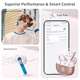 YELKUTT Wireless Earbuds, Wireless Headphones with HiFi Stereo Deep Bass Ear Buds, Bluetooth 5.3 Headphones with 6 ENC Noise Cancelling Mic, 50H Playtime, Earphones Dual LED Display, IPX8 Waterproof - Image 6