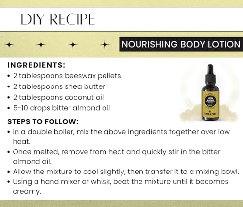 Image of Earth N Pure Bitter Almond Oil (Badam Oil) Cold Pressed, Therapeutic Grade for Body, Skin, Hair 30 ml