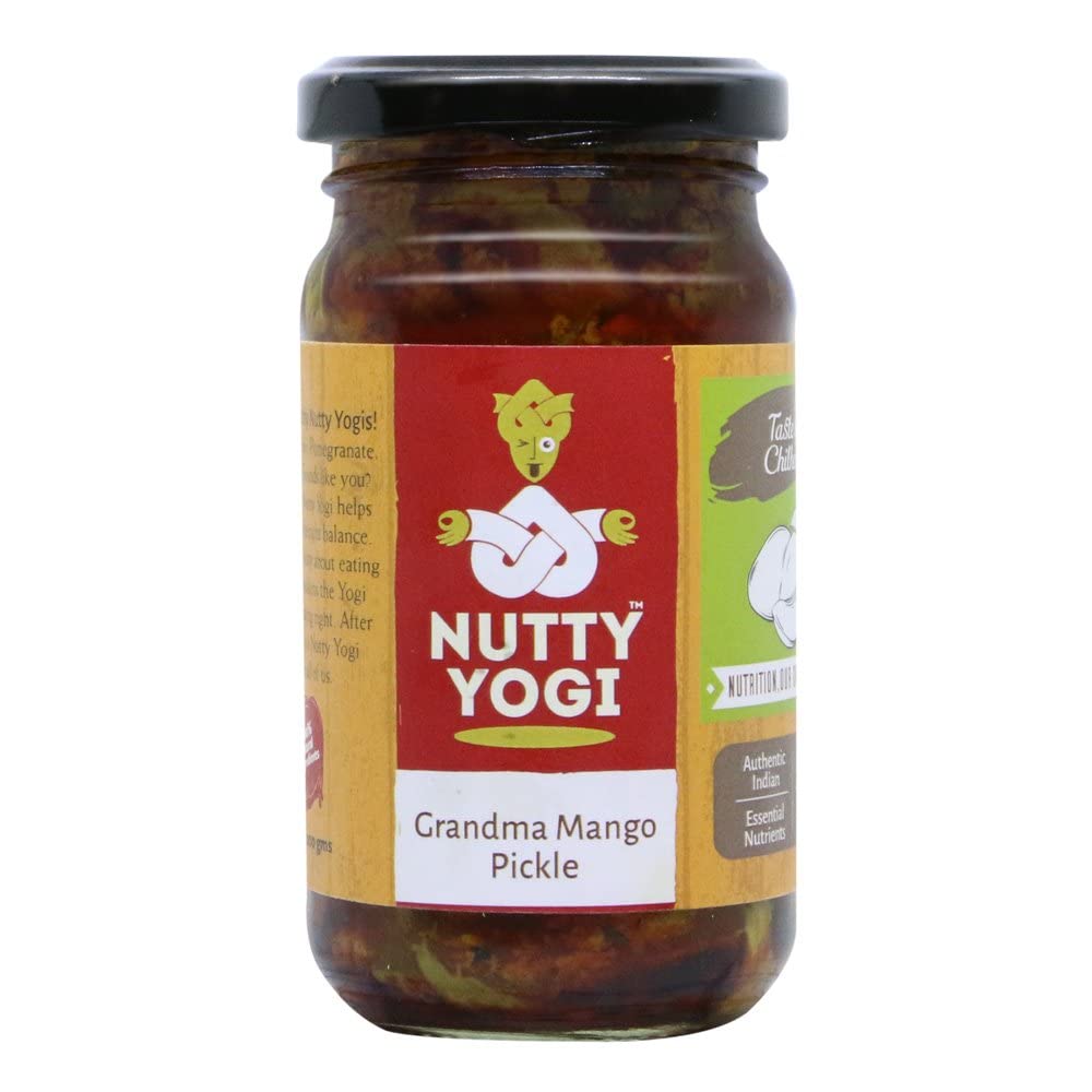 Nutty Yogi Grandma Mango Pickle, Traditional Recipe, Homemade, Aam ka Aachar with less oil and natural spices 200 gm (Pack of 2) (B09N3XFLPS) Amazon Price History, Amazon Price Tracker