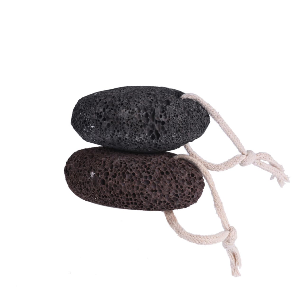 Gogogmee 2 Pack Natural Pumice Stone Remover Earth Pumice Stone Foot Sponge for Foot Care Dead Skin Exfoliation