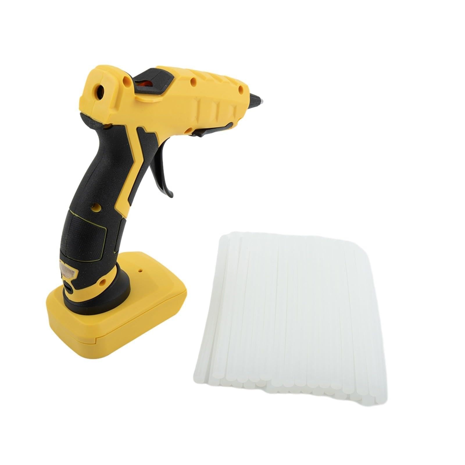 Whychstore Strumento per colla a caldo senza fili, 40 W, 20 V, compatibile con batterie da 18 V e 20 V MAX XR, riscaldamento rapido per lavori fai da te e riparazioni