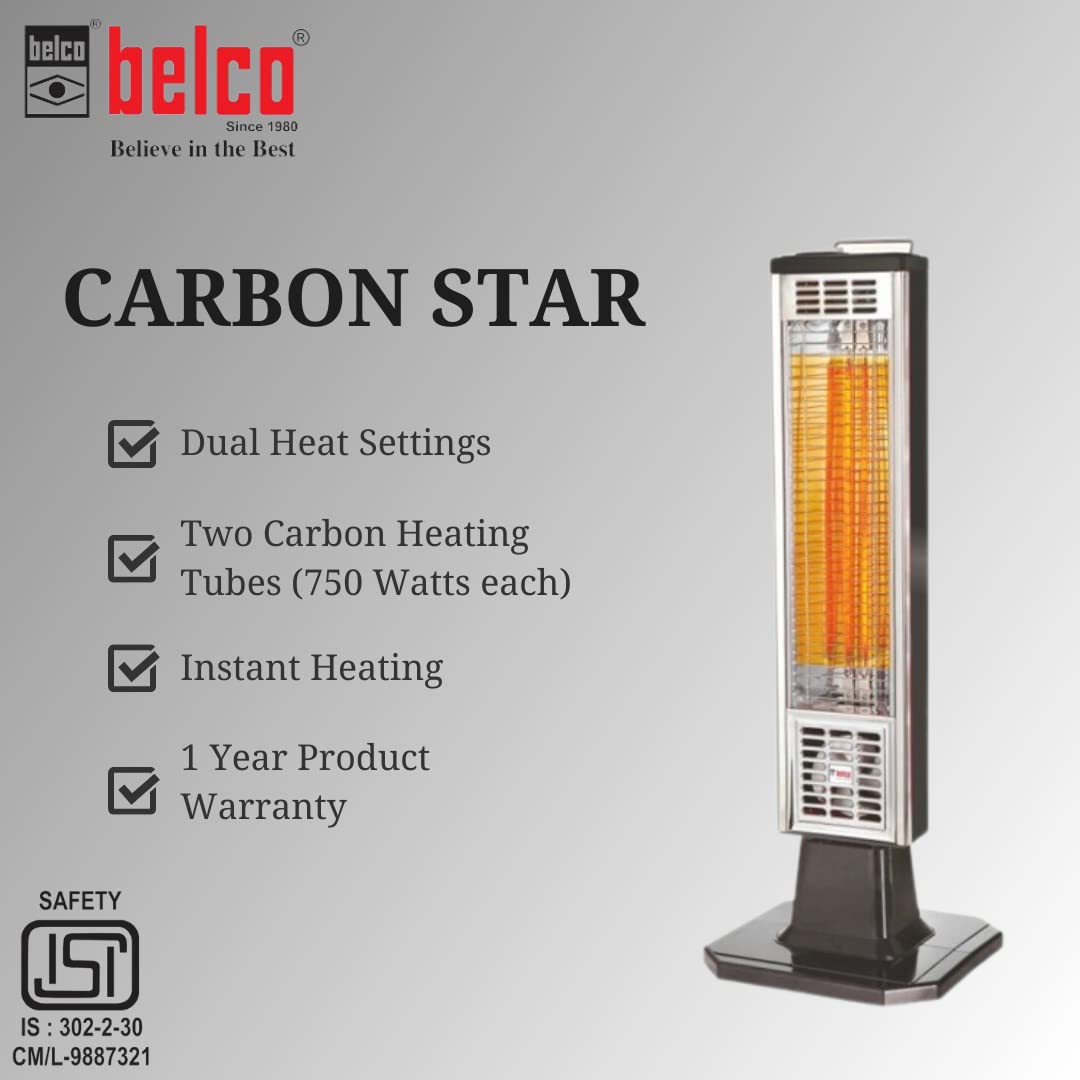 Belco Carbon Heat Pillar - Instant Warmth -5