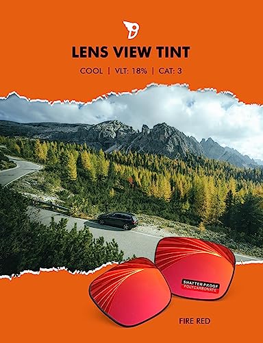 Image of PRO+ Polycarbonate Replacement Lenses for Razer Anzu-Rectangle | Anzu-Round Sunglasses