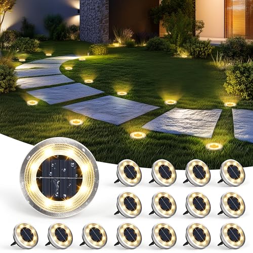 Lampe solaire de sol étanche IP65 pour chemin de jardin terrasse extérieure spots Solpex