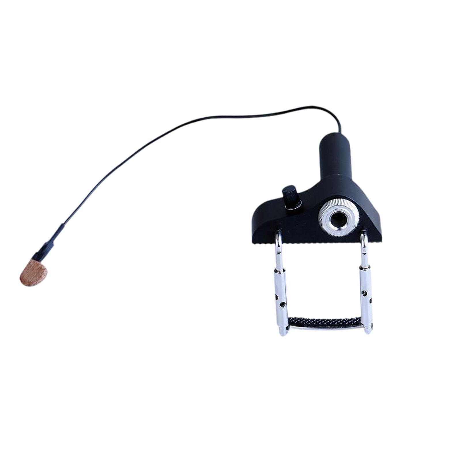 2 set di pickup piezoelettrico a contatto trasduttore pickup per chitarre acustiche banjo basso