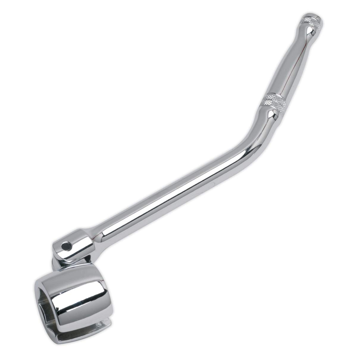 Sealey Oxygen Sensor Wrench With Flexi-Handle 22mm Polished Chrome Finish SX0222
