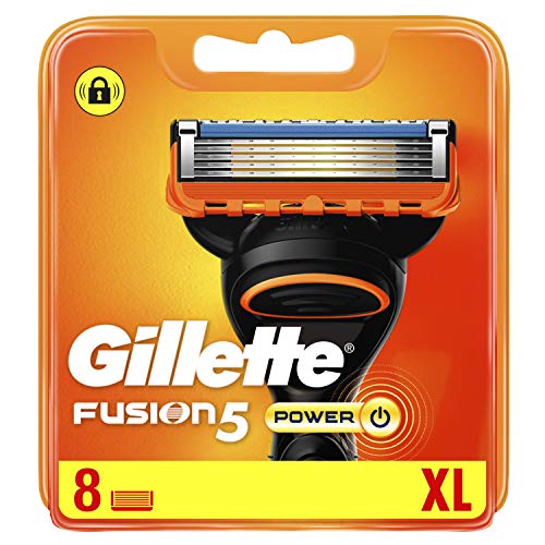 Gillette Fusion5 Power Recharges De Lames De Rasoir, 8 Lames