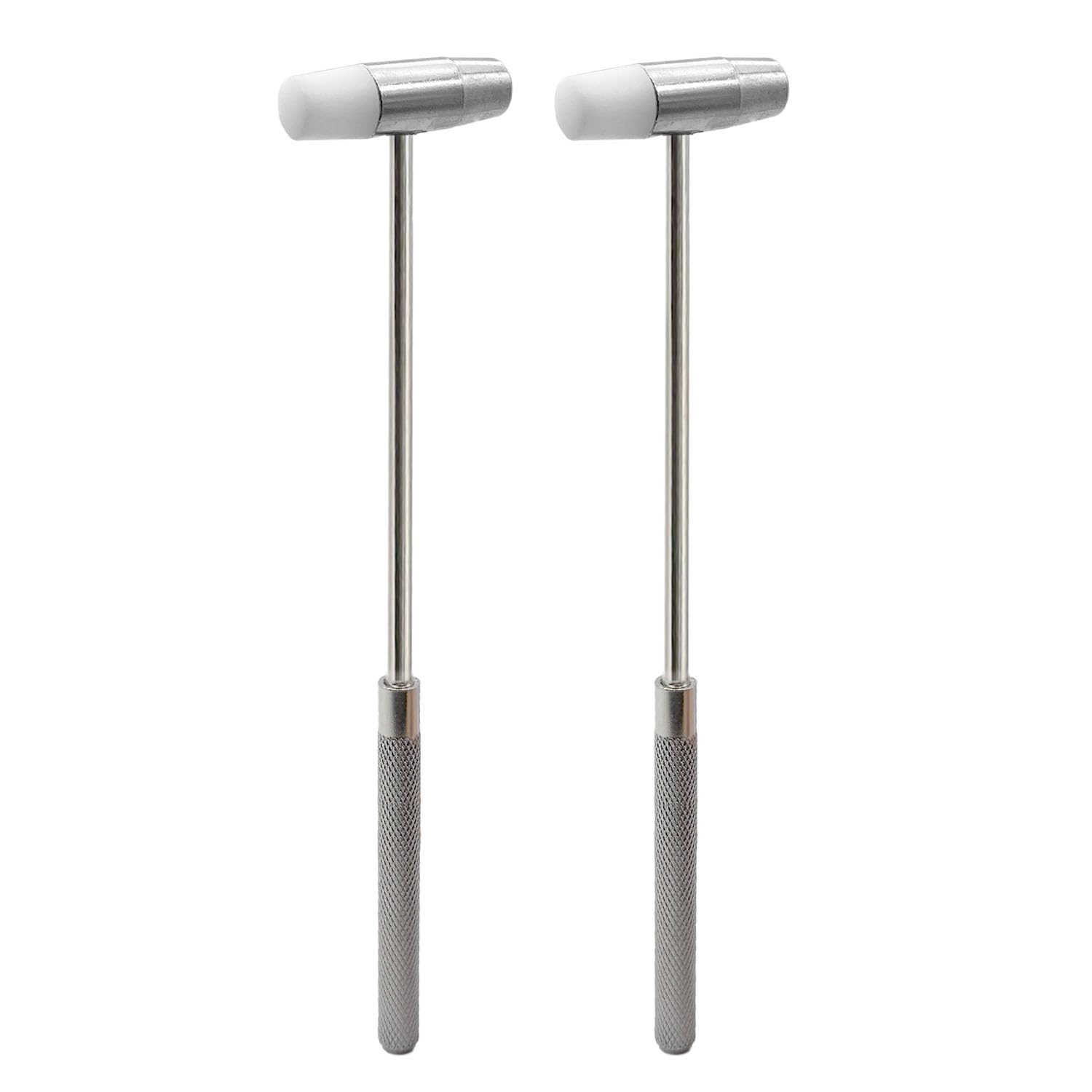 Lightweight Small Hammer, Jewelry Mallet, Craft Hammer for Small Projects, Jewelry, Watch, Tuning, Woodworking, DIY, Leather, Anti Slip Grip, 2 Pcs