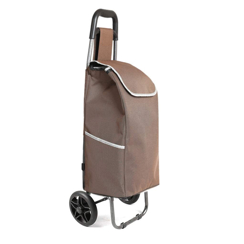 OLSKFUH Shopping Cart Portable Shopping Cart Small Pull Cart Folding Trolley For Laundry, Grocery, Shopping With Wheels Utility Cart Grocery Cart,