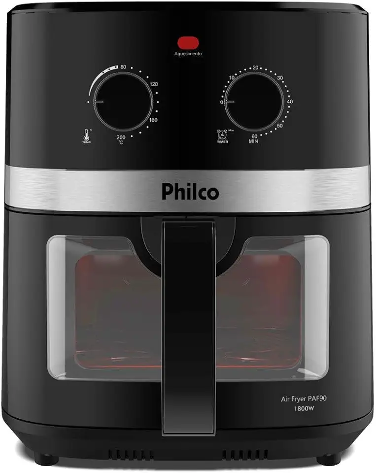 Fritadeira Air Fryer Philco 9L 1800W PAF90 Redstone 127V