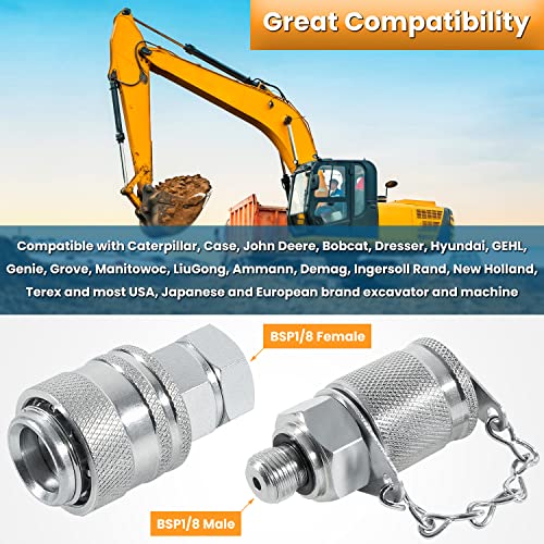 E-Cowlboy EC - 10000PSIDHPGHC-BLACK 10000Psi Digital Hydraulic Pressure Test Coupling Kit Pressure Gauge Manometer Tester thumb #4