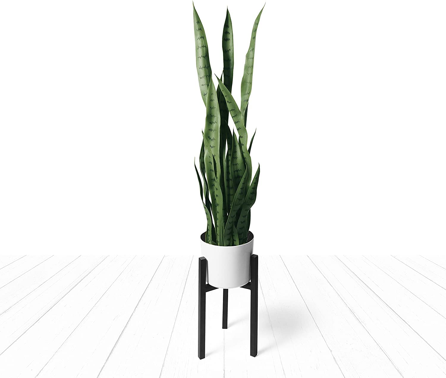 Fake Snake 1piece Planter stand with 7'' inch pot without Faux Snake Plant Artificial Snake Thick Durable Pot and Stand,,