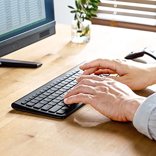 サンワサプライ(Sanwa Supply) キーボード ワイヤレス USB Type-C接続 充電式 スリム ブラック SKB-WL31CBK の商品画像 8