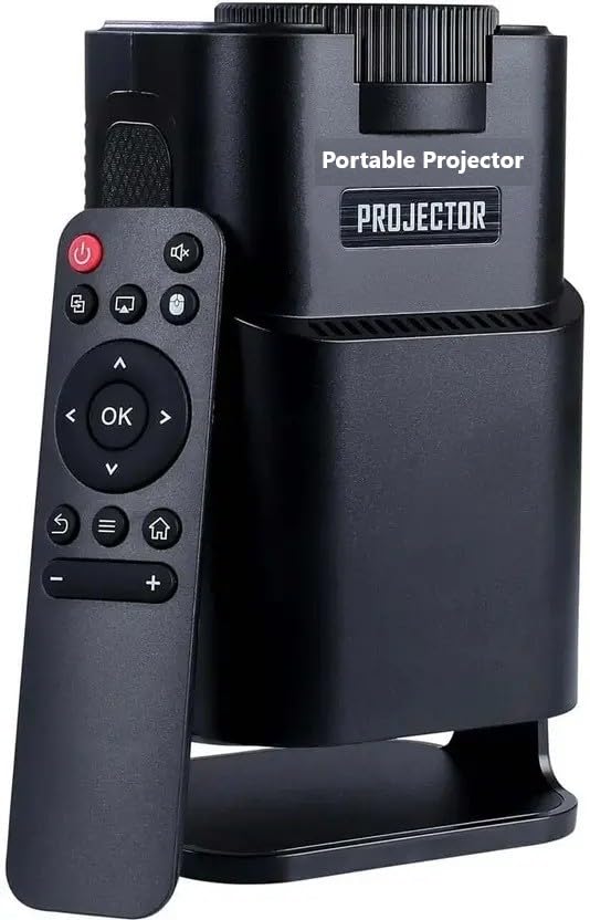 Hy320 Mini Portable Projector-5G WiFi 6,Bluetooth 5.0 and Android 11,Support 4K and 1080P Full Hd,12,000 Lumens,Led Projector with 4D/4P Auto Correction,180° Rotation,Electronic Zoom (Projector a1)-picture-10