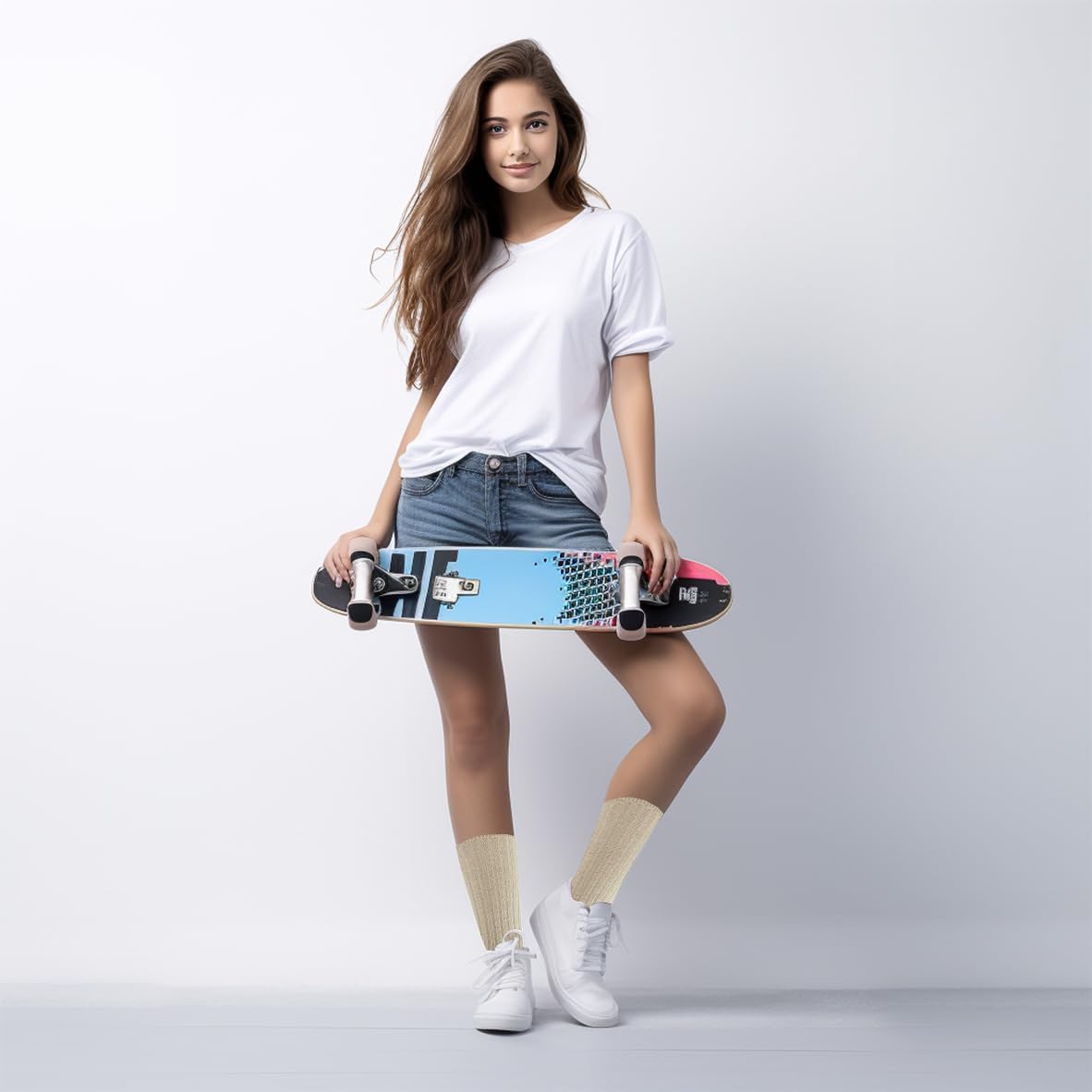 Hycome 6 Pairs Comfortable Casual Cotton Socks for Women, Girls and Students (fit women girls shoe size 5-9) - Image 3