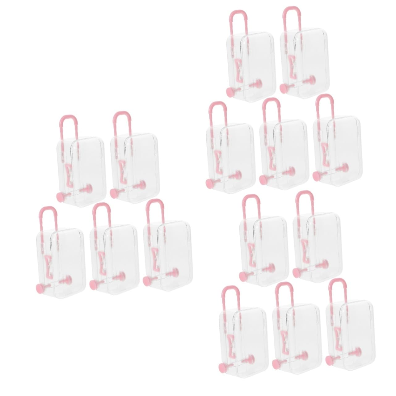 Boîtes à Bonbons Valise Légères et Robustes en Plastique pour Décoration de Table