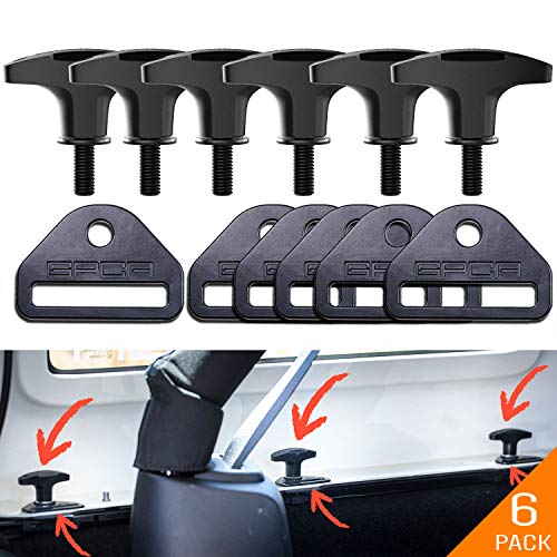 Buy GPCA QuickRelease Tie Down Anchor and DPlate Set, for Fast Jeep Top Removal Lift, Truck