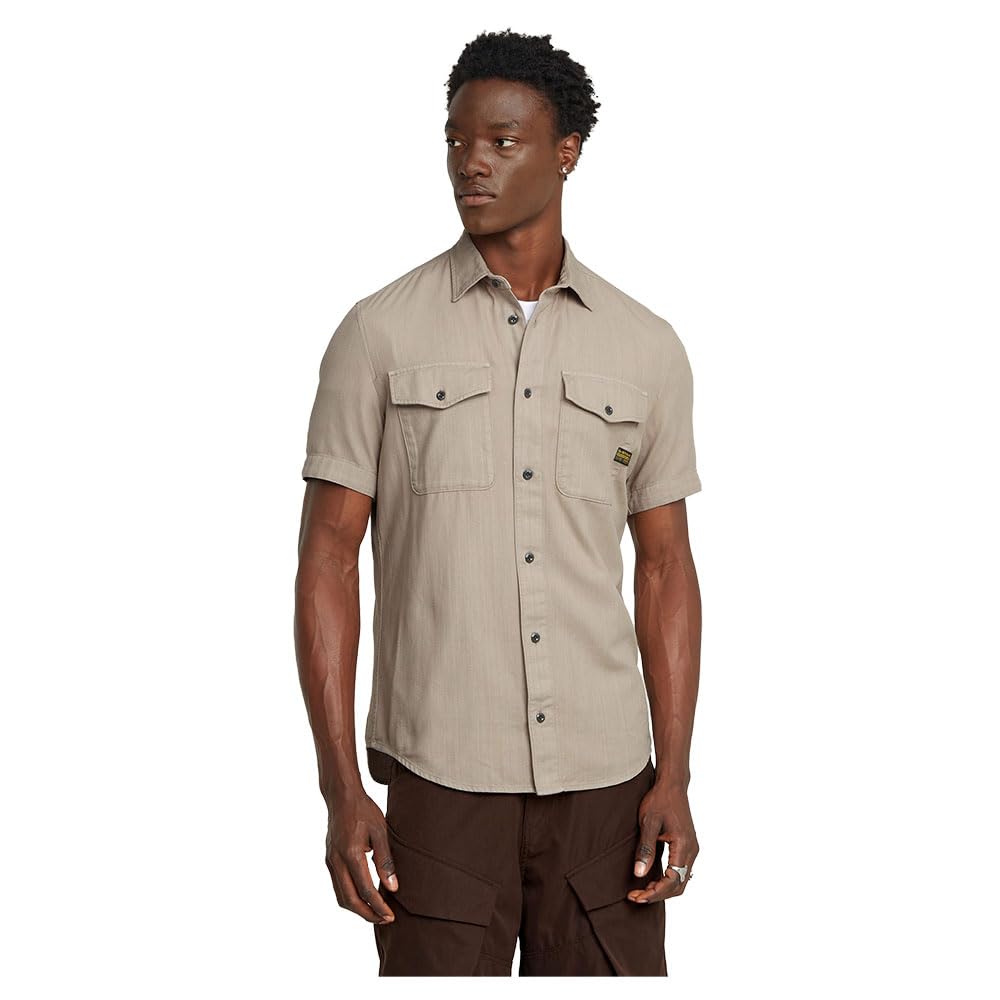 G-Star Men's Marine Slim Shirt , Beige (vintage khaki gd D19751-D454-G102), L