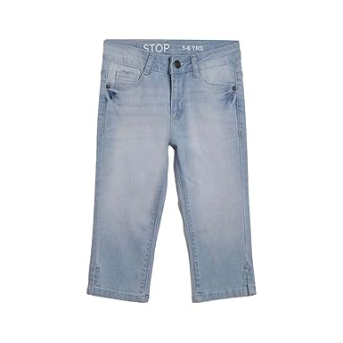 STOP by Shoppers Solid Cotton Rich Girls Capris (S21710GDCAP-P)