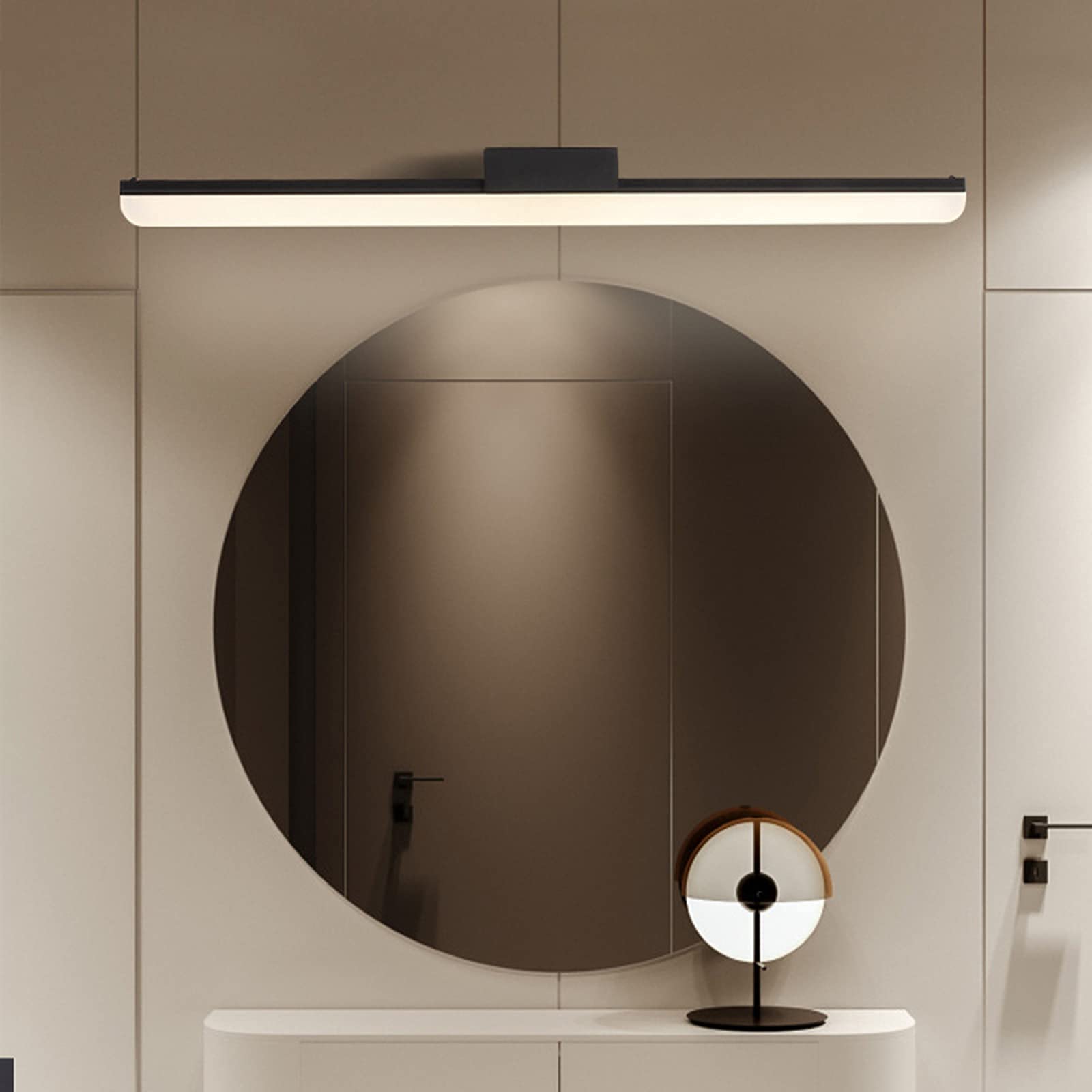 Lampe de miroir led sans scintillement et étanche pour le maquillage quotidien