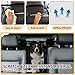 Dog Car Barrier Net,Universal Back Seat Barrier for Dogs with Adjustable Ropes & Hooks, One-Piece Mesh Divider for SUV, Pickup, Trucks, Vans