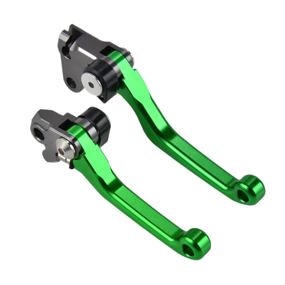 Kit leva freno e frizione compatibile con WR250F 2005-2016 WR450F 2005-2015 KLX450R 2008-2009(green)
