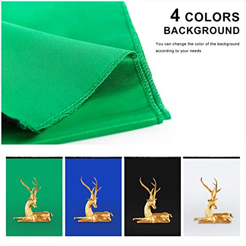 Ltringys Photo Studio Light Box 24''X24'' With Led Lights, Collapsible Photography Photo Background Shooting Tents With 4 Photo Backdrops(Black, White, Blue ,Green) 5500K Us Plug #TOP5