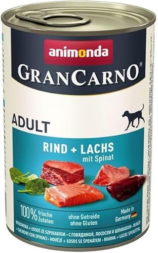 Animonda Nassfutter Grancarno Adult Lachs Spinat 400 g