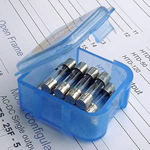 20 Piezas Fusible De Tubo De Vidrio De 5x20mm Rápido De Soplado Lento 5X20mm 0.5A 1A 2A 3A 4A 5A 6A 6.3A 8A 10A 12A 15A 250V 125V 12V Fusible De Corte