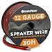 InstallGear 12 Gauge Speaker Wire (30-feet - Red/Black)