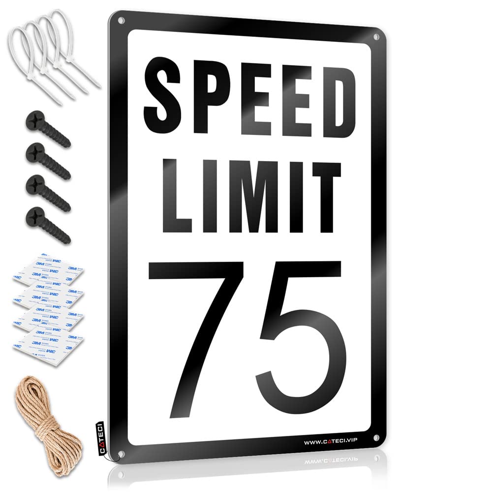 Decaor Decorations Cover | Speed Limit 75 Mph Country Dining Decoration(30X40CM)