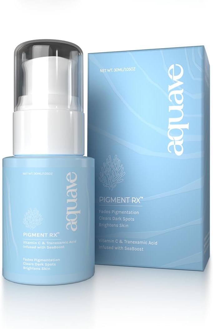 Pigment RX Face Serum for Hyperpigmentation, Dark Spots and Bright Skin, Infused with SeaBoost, Niacinamide, Alpha Arbutin, Tranexamic Acid, 30 Ml