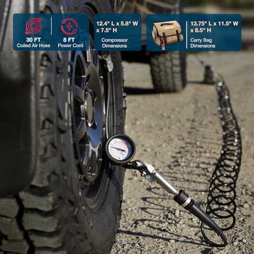 Viair 45043 Automatic Portable Compressor, Tire Inflator Kit, Air Compressor thumb #4