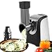 Produktbild COOCHEER Elektrische Gemüseschneider, elektrisch, 150 W, mit 4 Zubehörteilen und großem Zulaufschlauch, für Ihre Gemüse und Obst, BPA-frei