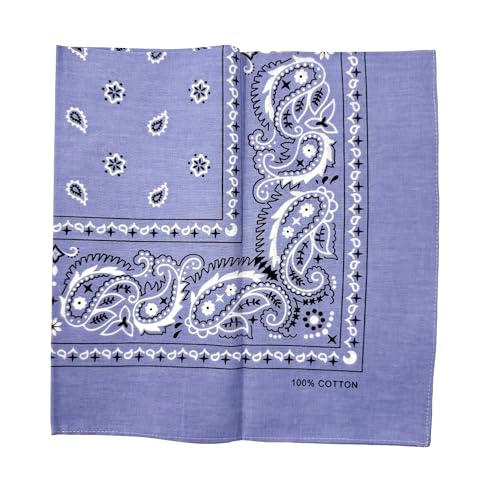 Image of Vamqor 100% Cotton 10 Pack Fine Bandanas