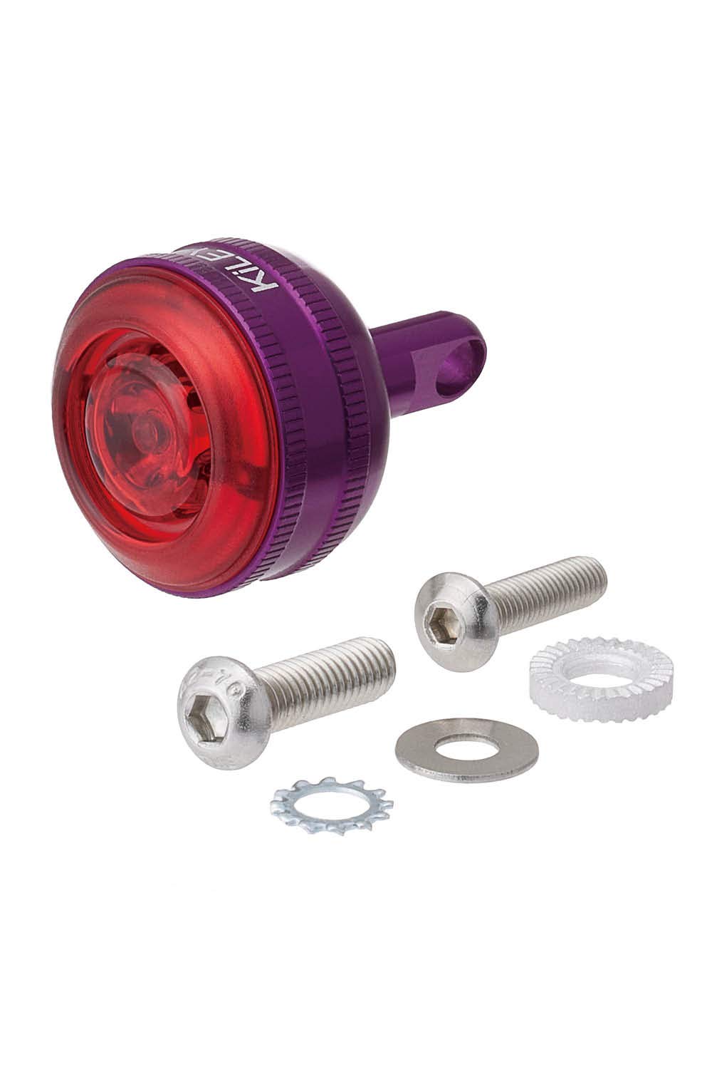 LED Bicycle Rear Light ”Eyelights” USB Rechargeable Compact LM-017 (Purple)