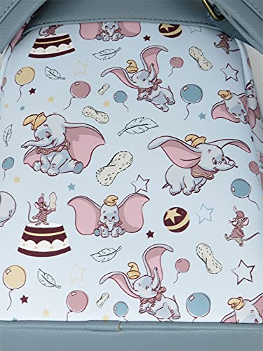 Loungefly Disney Dumbo Allover Print Womens Double Strap Shoulder Bag Purse4