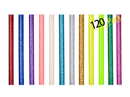 120 Pack Heißkleber Sticks für Klebepistole DIY Kunst Handwerk 7mm Cover