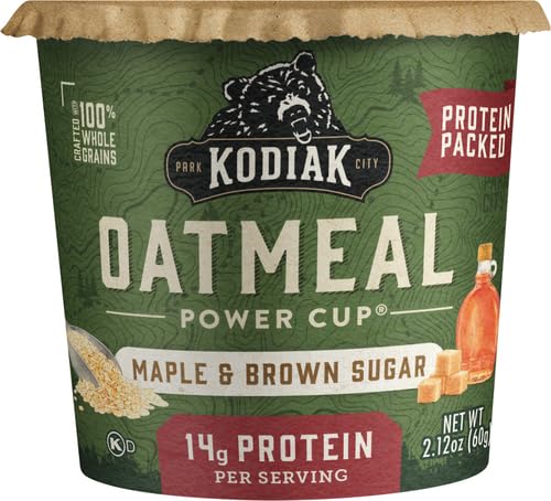 Kodiak Avena Instantánea Proteica Maple y Azúcar Morena 4 Pack miniatura 4