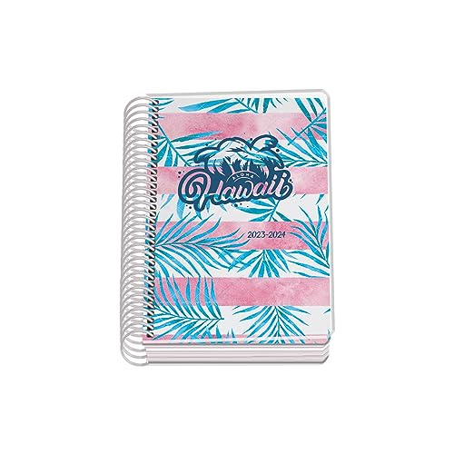 Dohe - Agenda Escolar A6 Espiral Día Página Nexus Aloha Multicolor Bilingüe En Oferta Dohe - Agenda Escolar - Septiembre 2023 A Junio 2024 - Día Página - Tamaño: 15X11 Cm (A6) - Bilingüe: Español E Inglés - Nexus Aloha