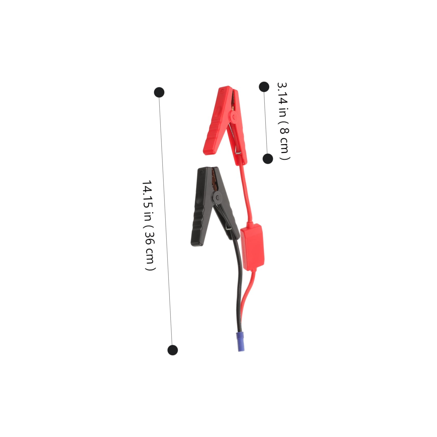Gatuida 5piezas Cables De Arranque Portátiles Protección Inversa Para Baterías Para Coches Motos y Carga Rápida y Diseño Compacto