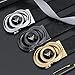 VANNANBA Ratchet Leather Belt for Men Designer Belts for Men with Automatic Buckle Alloy,Trend Fashion with Gift Box(36
