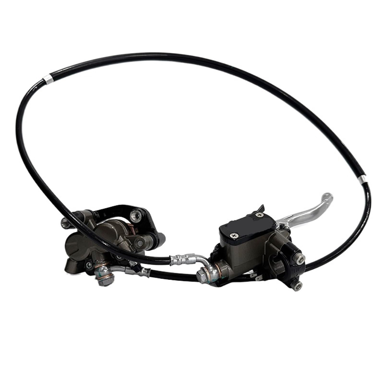PUAHBCI Rear Brake Pump Rear Brake Pump Fit for Sur-Ron Ultrabee Dirt Bike Hydraulic Upper & Lower Pump Brake Assembly Master Cylinder & Caliper Kit