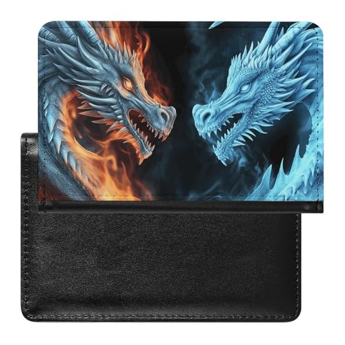 Ice And Fire Dragons �p�X�|�[�g�z���_�[ �E�H���b�g �J�[�h�P�[�X �t�@�b�V���� �g���x�� �p�X�|�[�g�J�o�[ ���� �I�[�K�i�C�U�[ ID �v���e�N�^�[ �z���_�[ �j�����p ��l�p