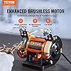 VEVOR Bench Buffer Polisher, Bench Buffer Grinder Polishing & Buffing Machine for Metal/Jewelry/Wood/Jade/Plastic/Silver DIY, with Wool/Abrasive Fiber Wheel/Grinding Wheel,100pcs Tools, 3590RPM