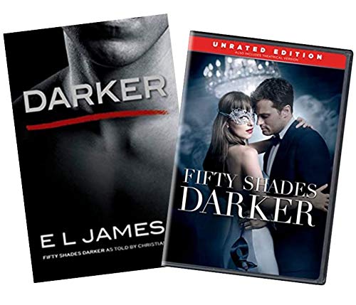 Fifty Shades of Grey Book & DVD Collection: Darker: Fifty Shades Darker as Told by Christian (E L James, Paperback) / Fifty Shades Darker (DVD, Unrated Edition)