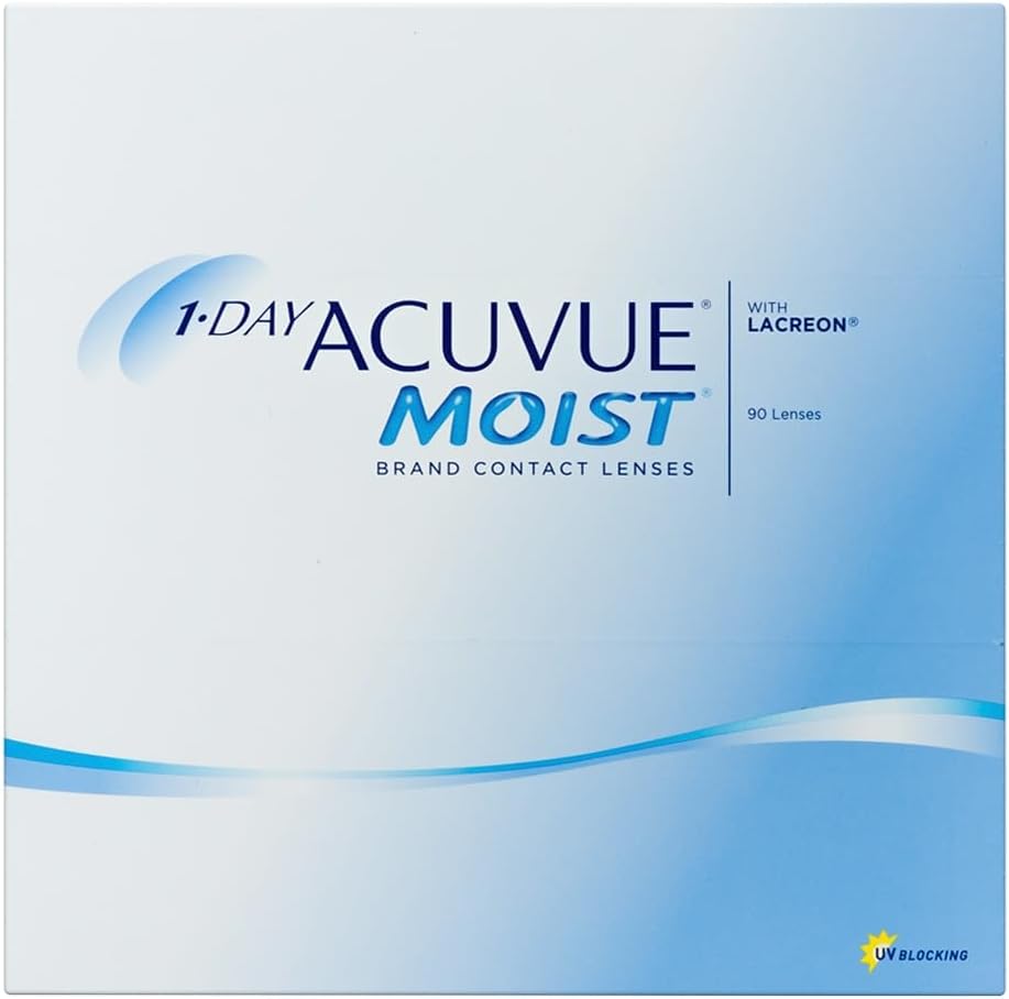 1-Day Moist Contact Lenses (Pack of 90)