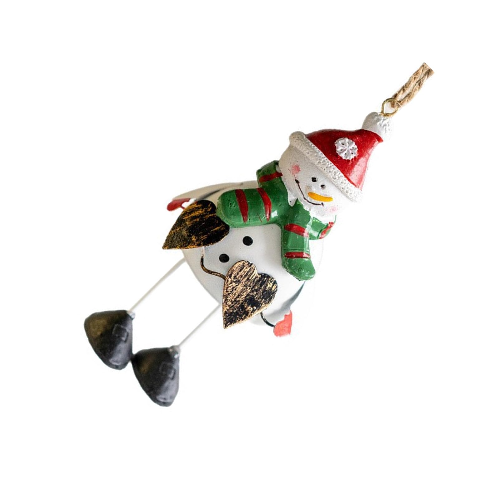 Zbiianxer B Resin Iron Christmas Santa Reindeer Figures For Holiday Decoration Indoor Use Party Figure Reindeer Christmas Hangings