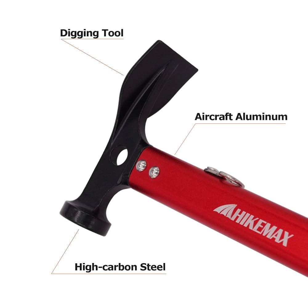 キャンプハンマー Amazon.co.jp: hikemax軽量アウトドアキャンプハンマーアルミ